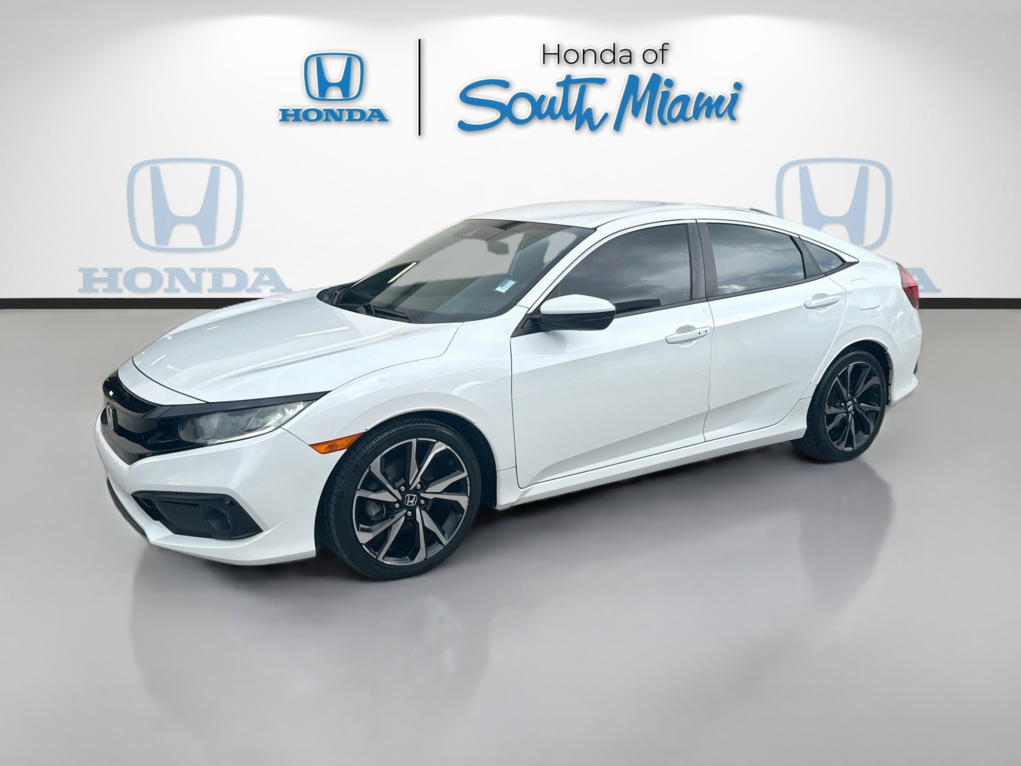 Used 2020 Platinum White Pearl Honda Sport image 3