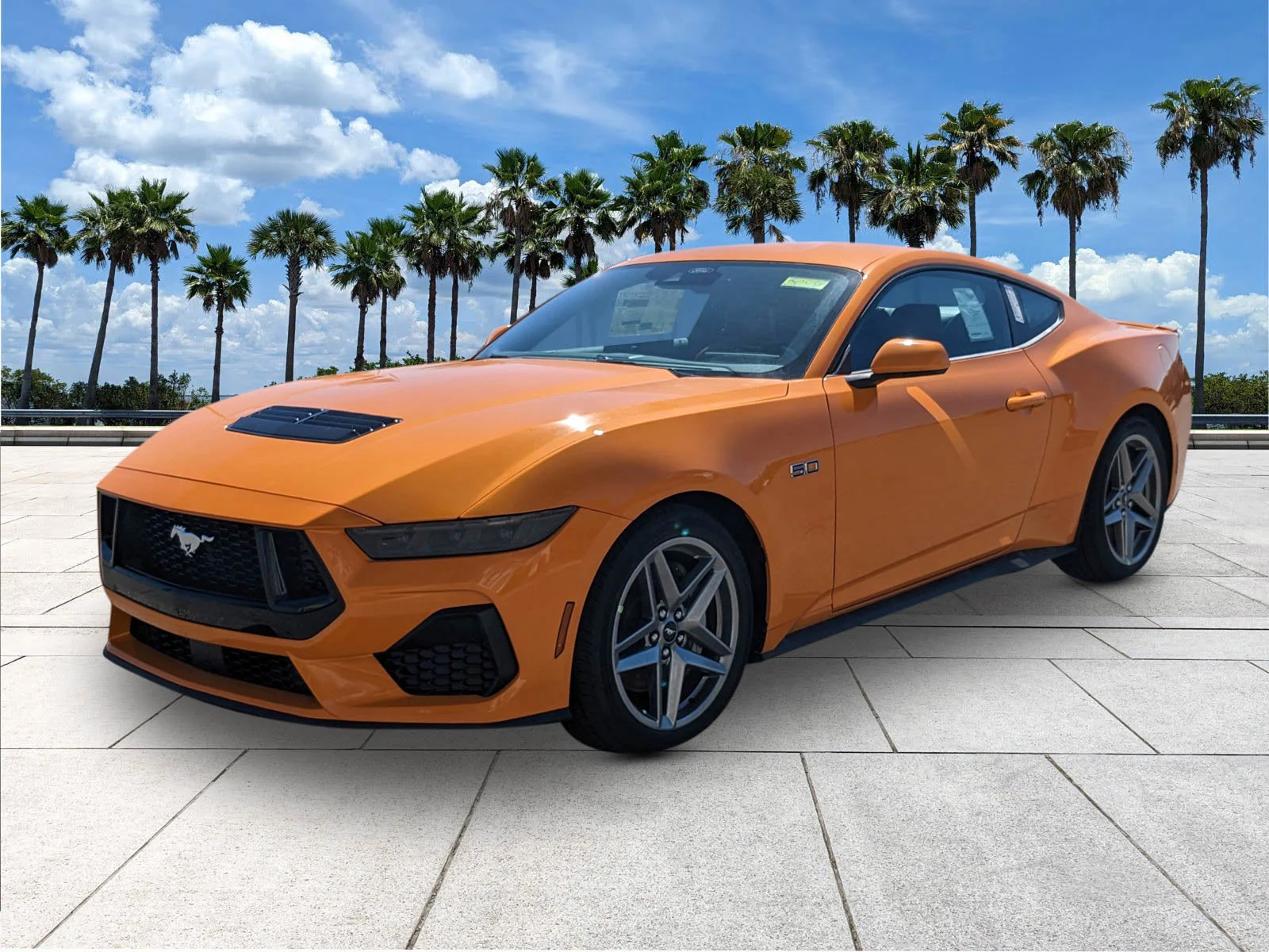 New 2026 Orange Fury Metallic Tri-coat Ford GT Premium Fastback image 4