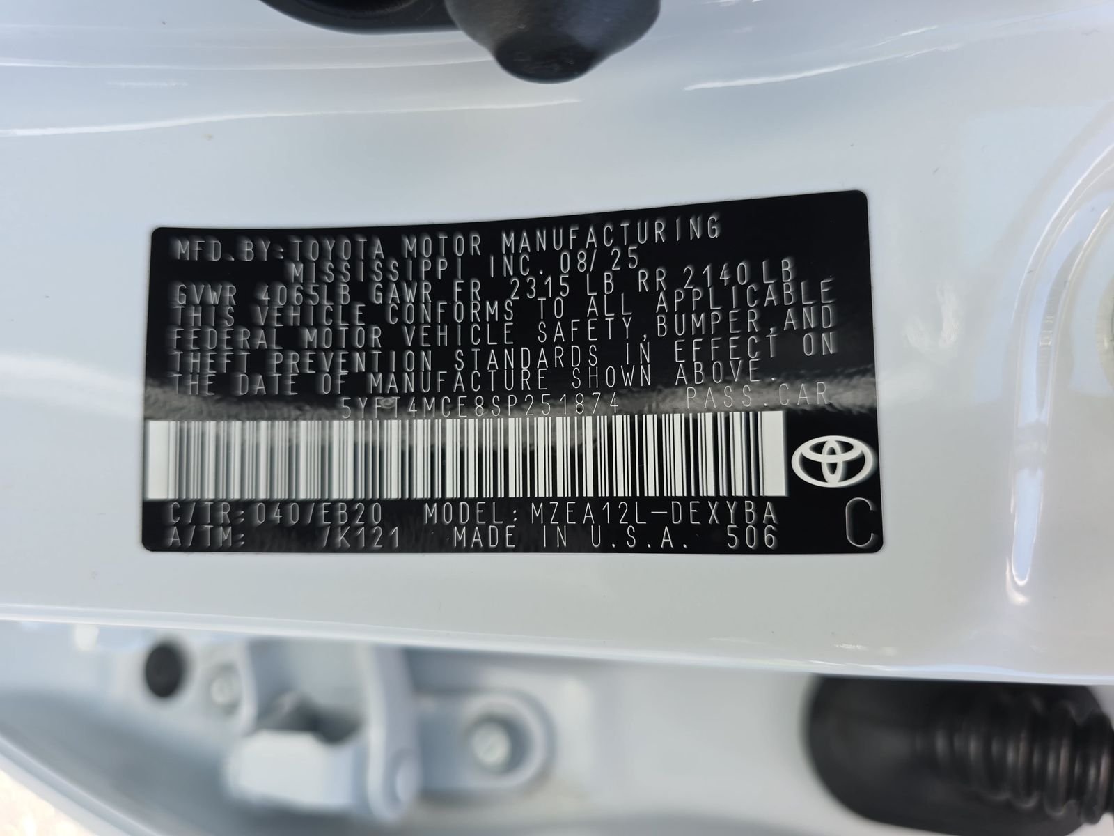 Used 2025 White Toyota XSE image 34