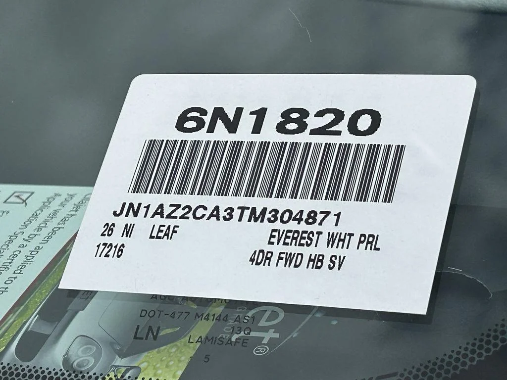 New 2026 Everest White Pearl Tricoat/Black Nissan SV+ image 19