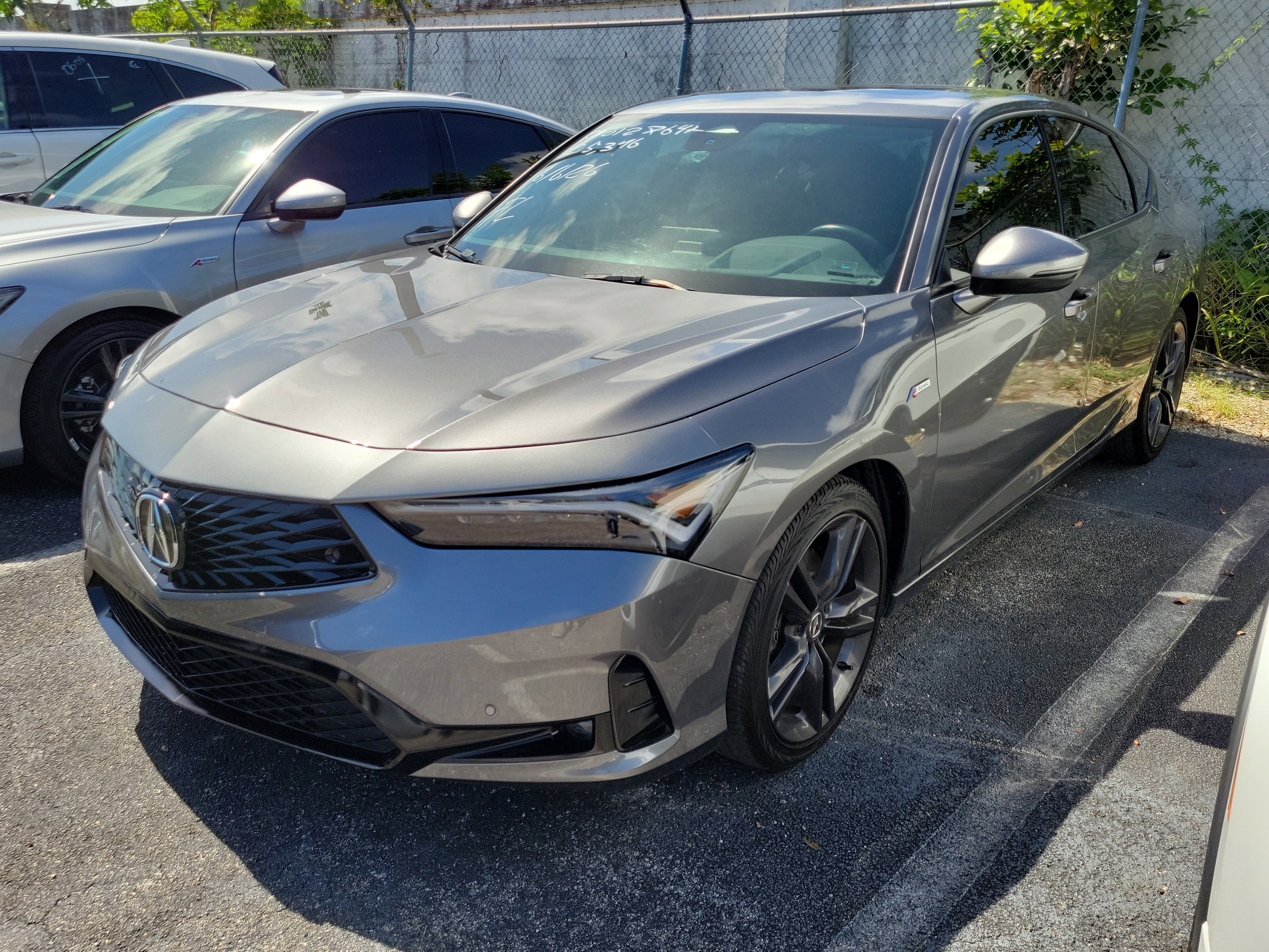 Used 2024 Liquid Carbon Metallic Acura A-SPEC TECH image 3