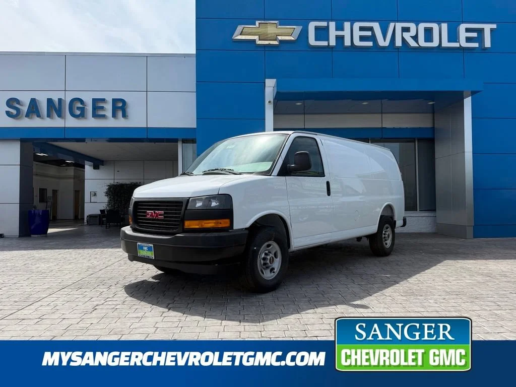 New 2026 Summit White GMC Work Van image 1