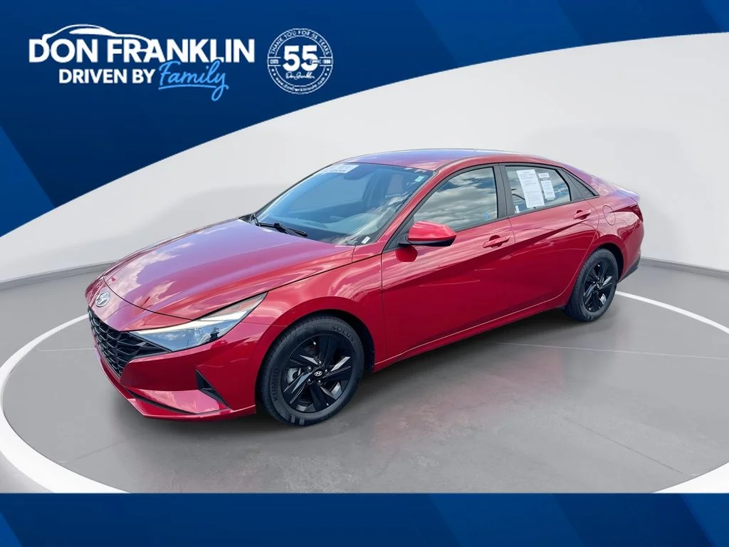 Used 2023 Red Hyundai Blue image 1
