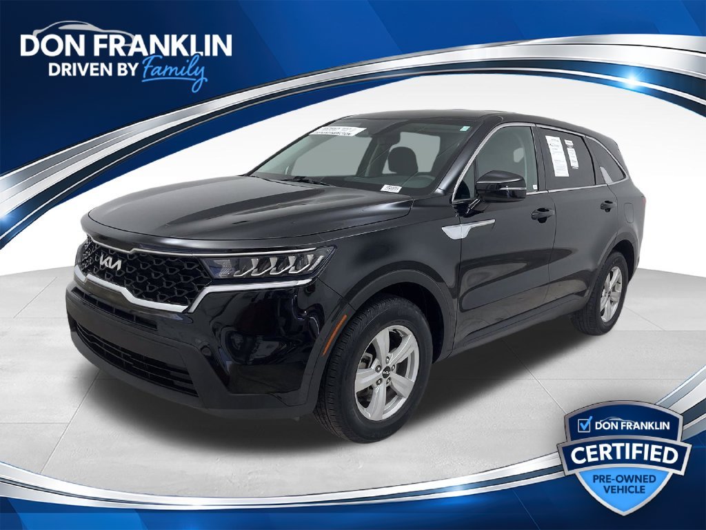 Used 2023 Black Kia LX image 1