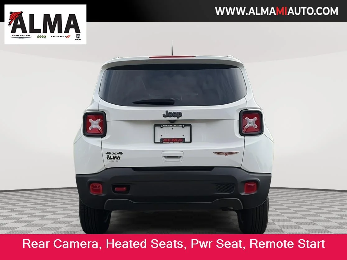 Certified Used 2021 Alpine White Clearcoat Jeep Trailhawk image 4