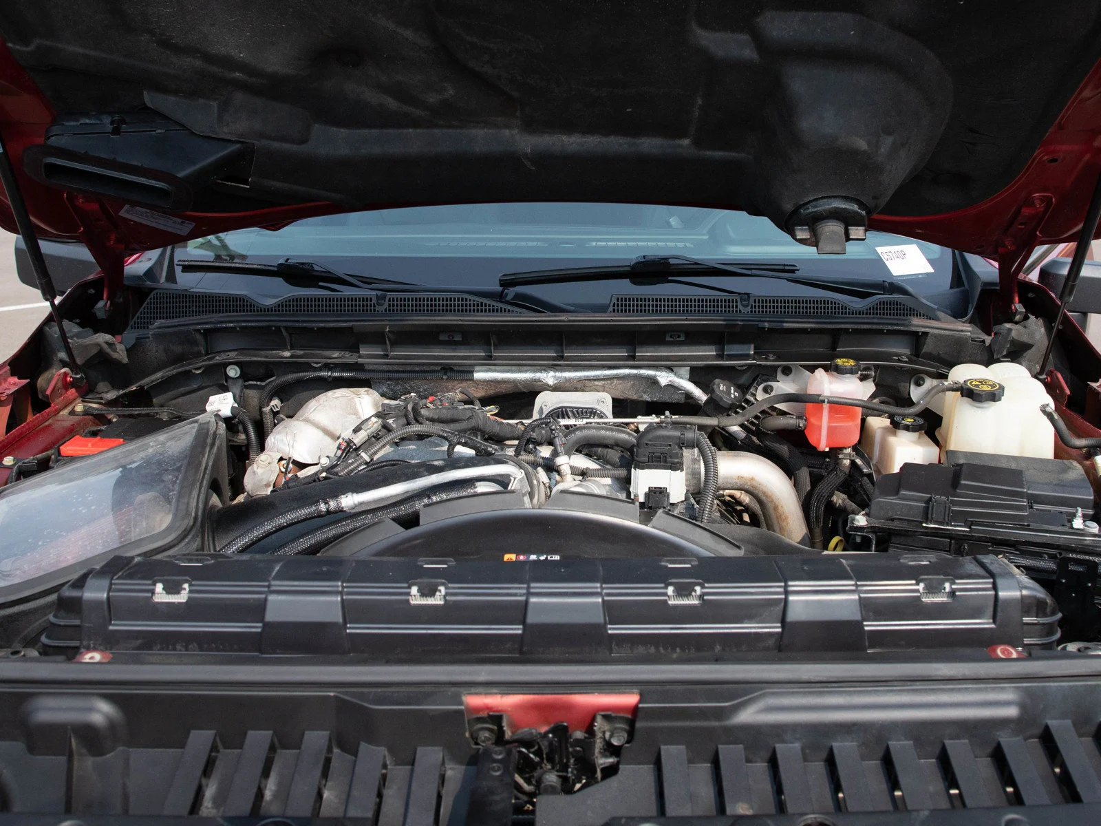Used 2024 Volcanic Red Tintcoat GMC SLT image 33