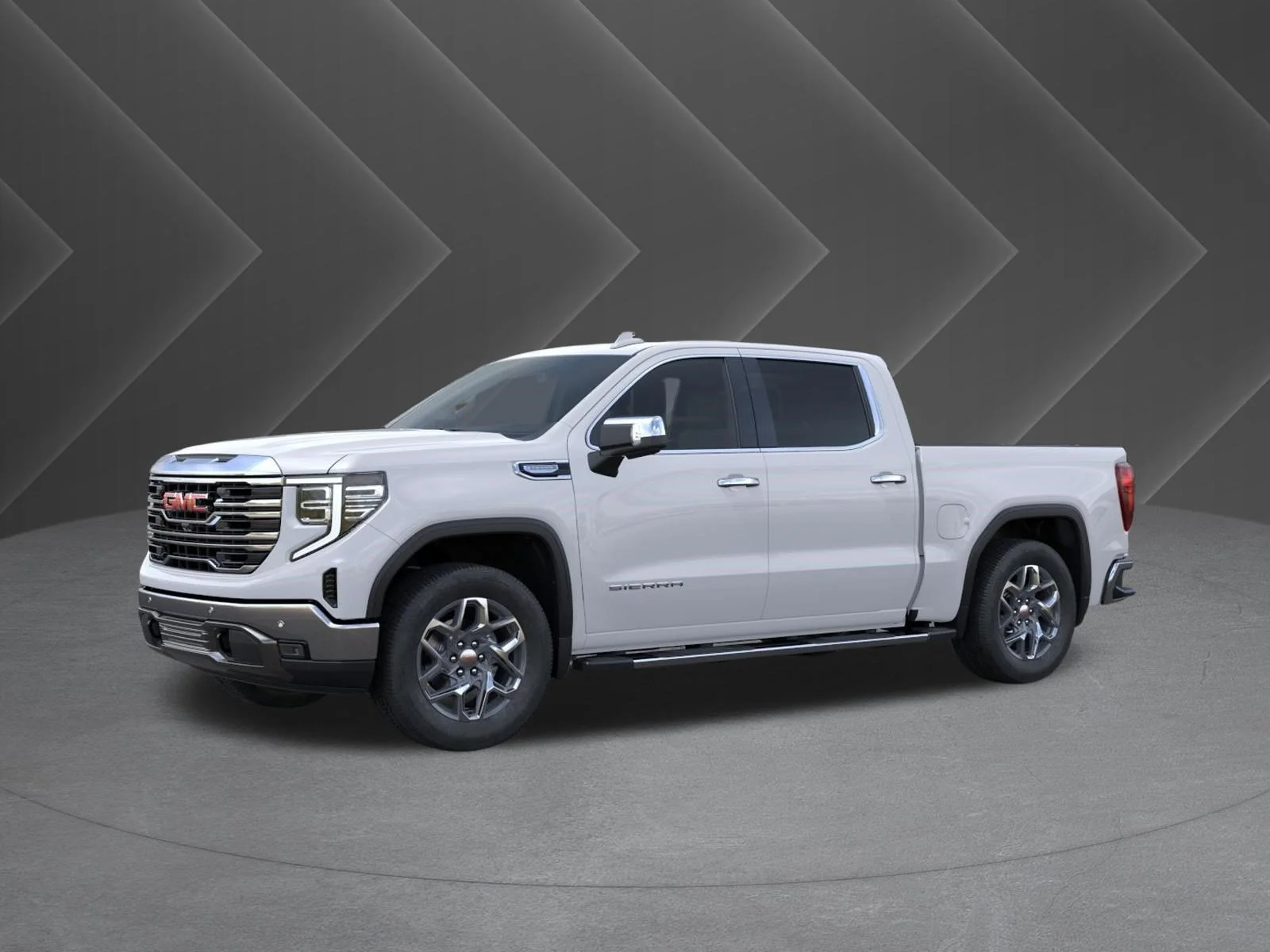 New 2026 Glacier White Tricoat GMC SLT image 2