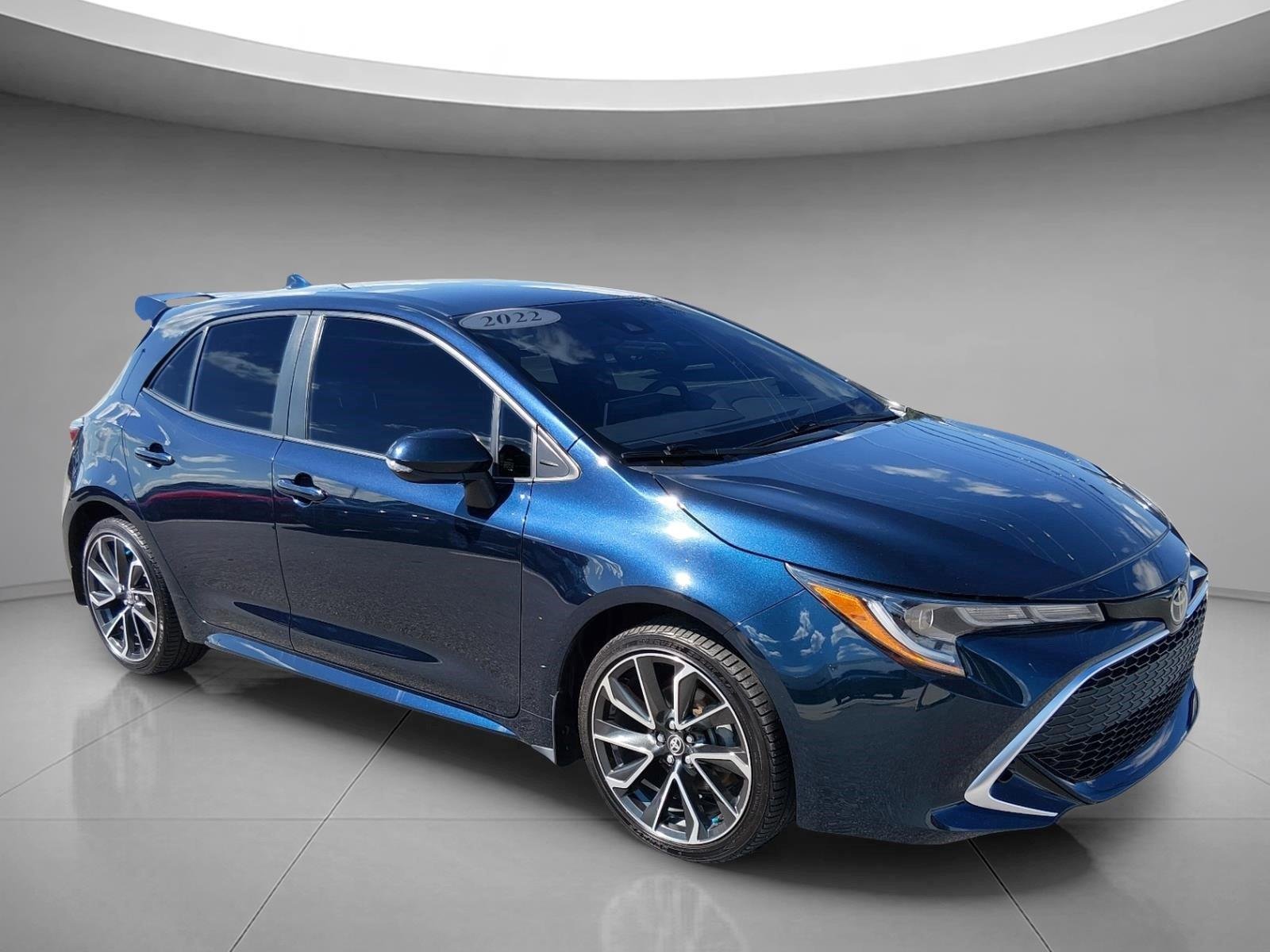 Used 2022 Galactic Aqua Mica TOYOTA XSE image 7