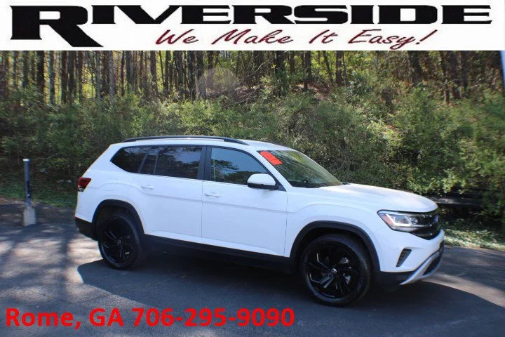 Used 2023 White Volkswagen 3.6L V6 SE w/Technology image 1