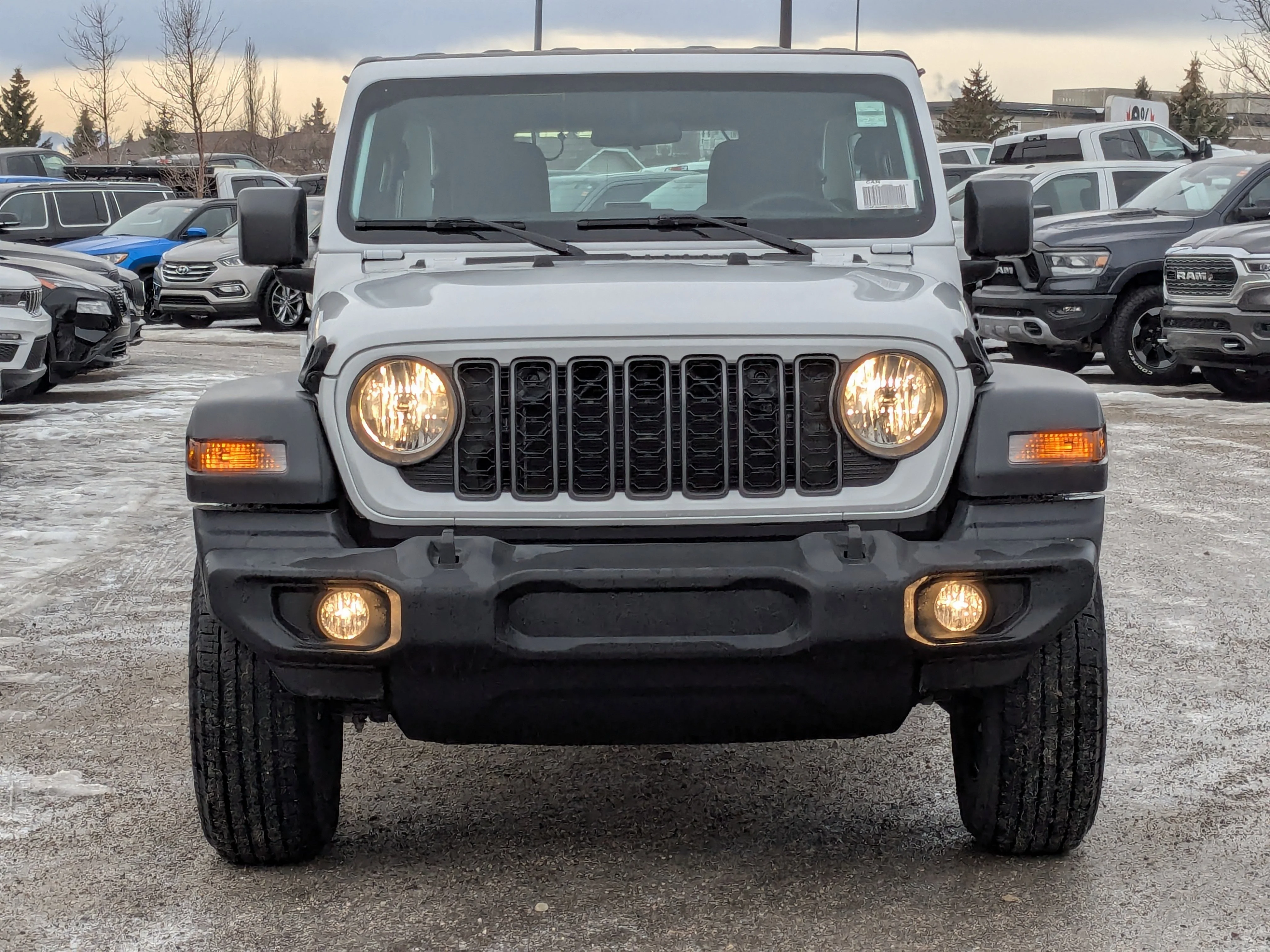 New 2026 White Jeep Sport - - 2.0L Turbo Engine - 12.3 Uconnect 5 Display - 3-Piece Hard Top - 8-Speed Auto & More image 3