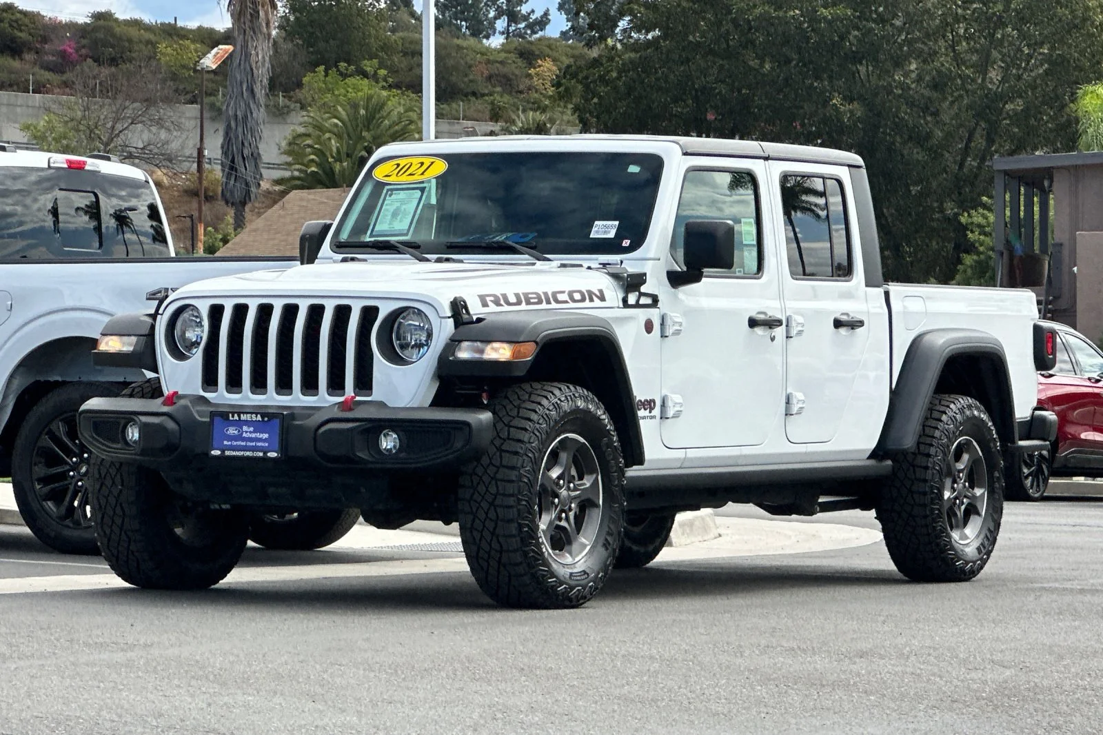 Used 2021 White Jeep Rubicon image 7