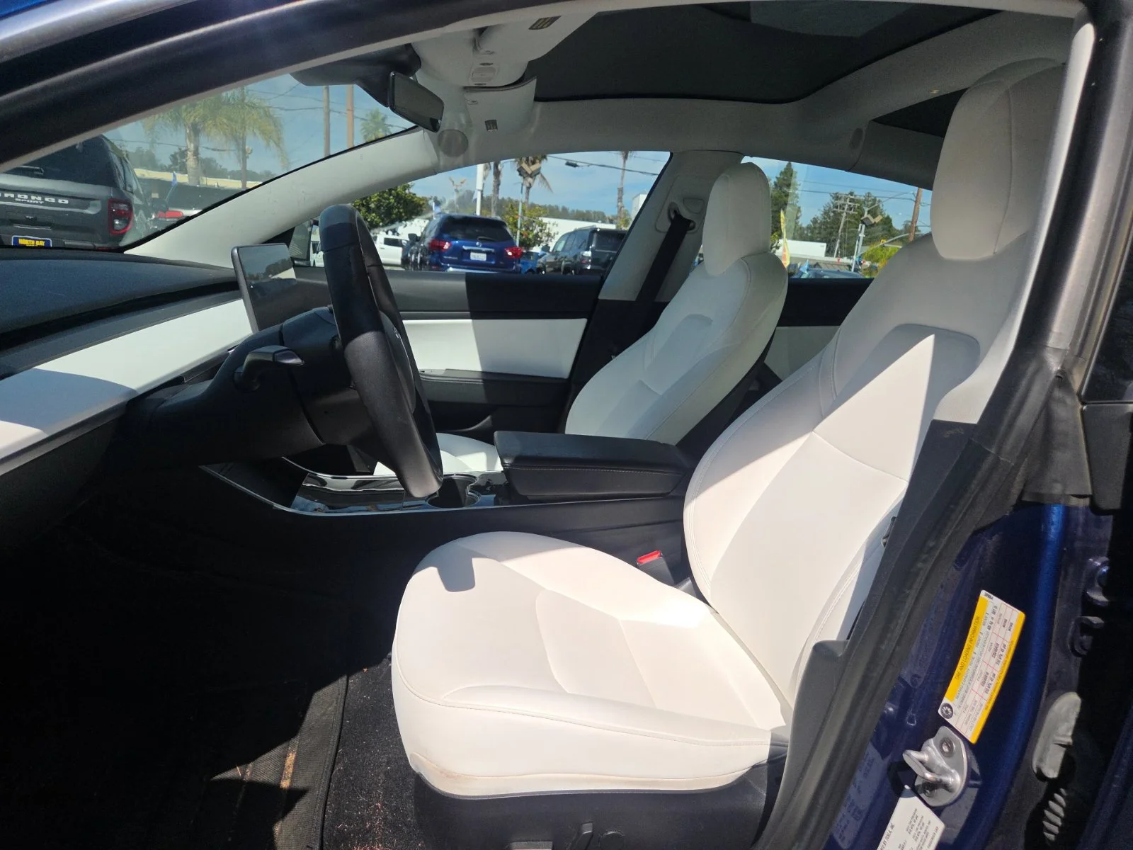 Used 2019 Blue Tesla Standard Range Plus image 14
