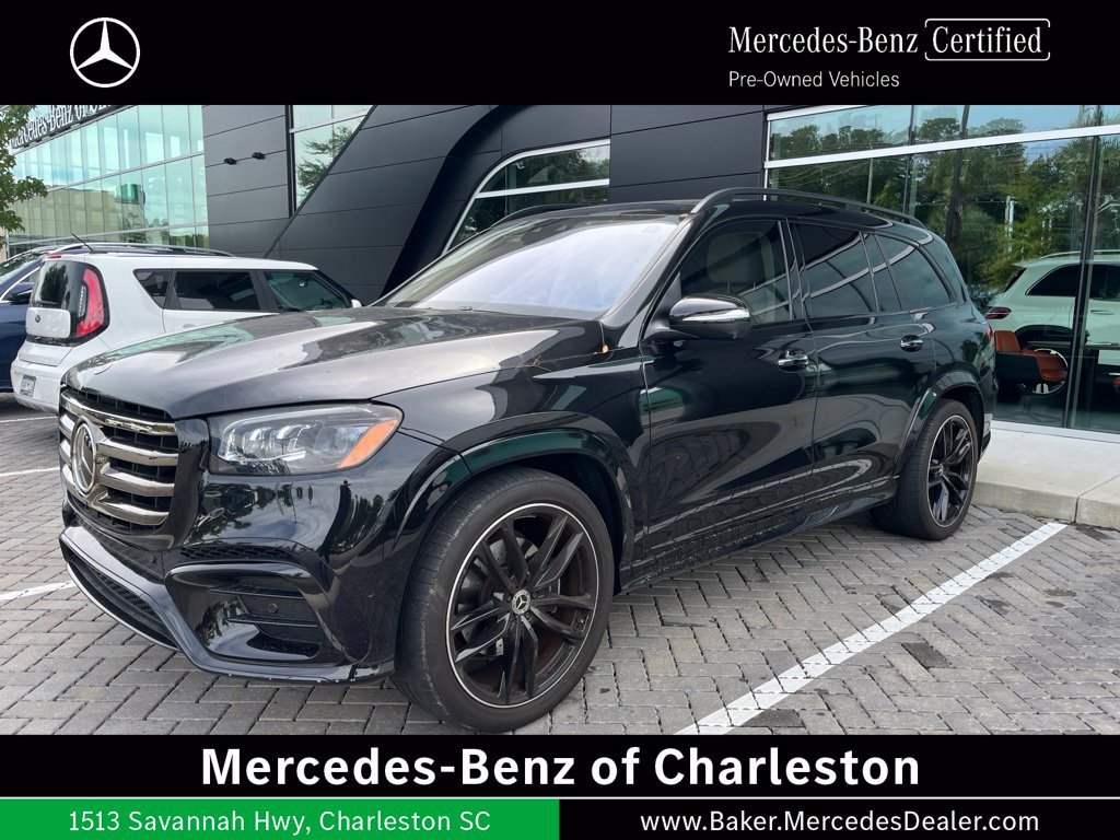 Certified Used 2024 Black Mercedes-Benz GLS 450 image 1
