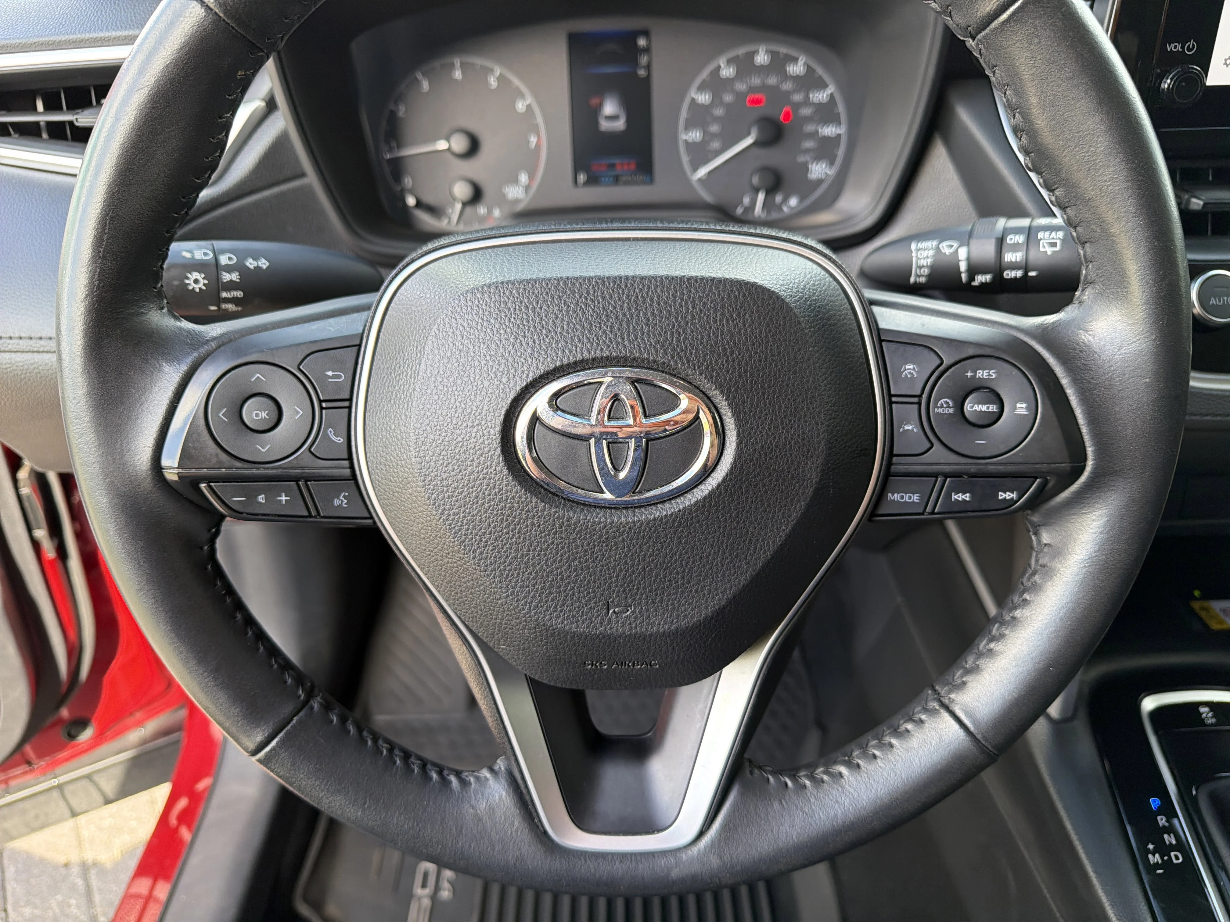 Used 2023 Barcelona Red Metallic Toyota LE image 27