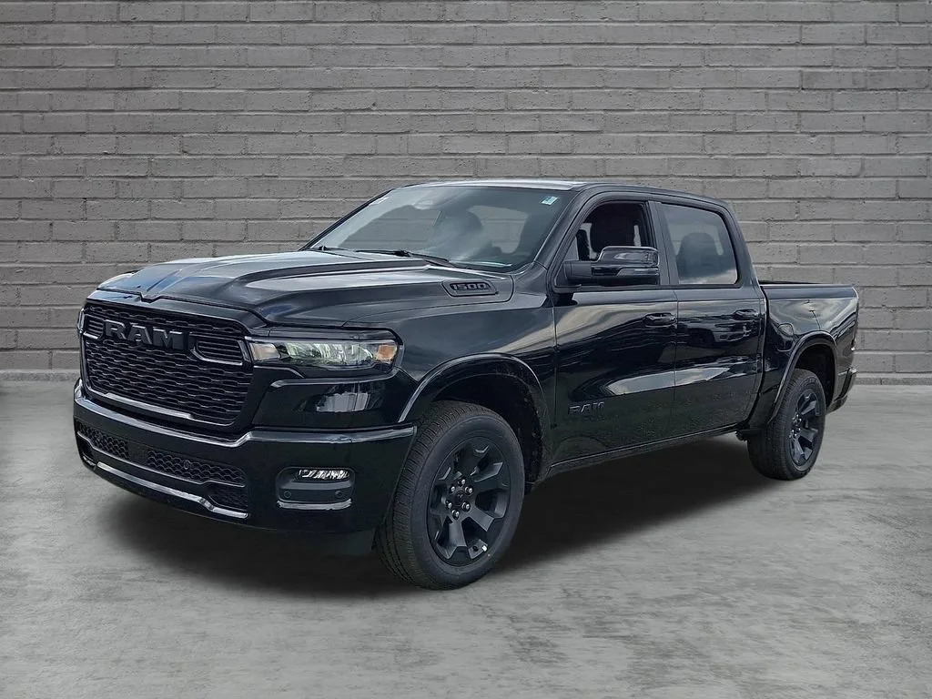 New 2027 Diamond Black Crystal Pearlcoat Ram Big Horn image 4