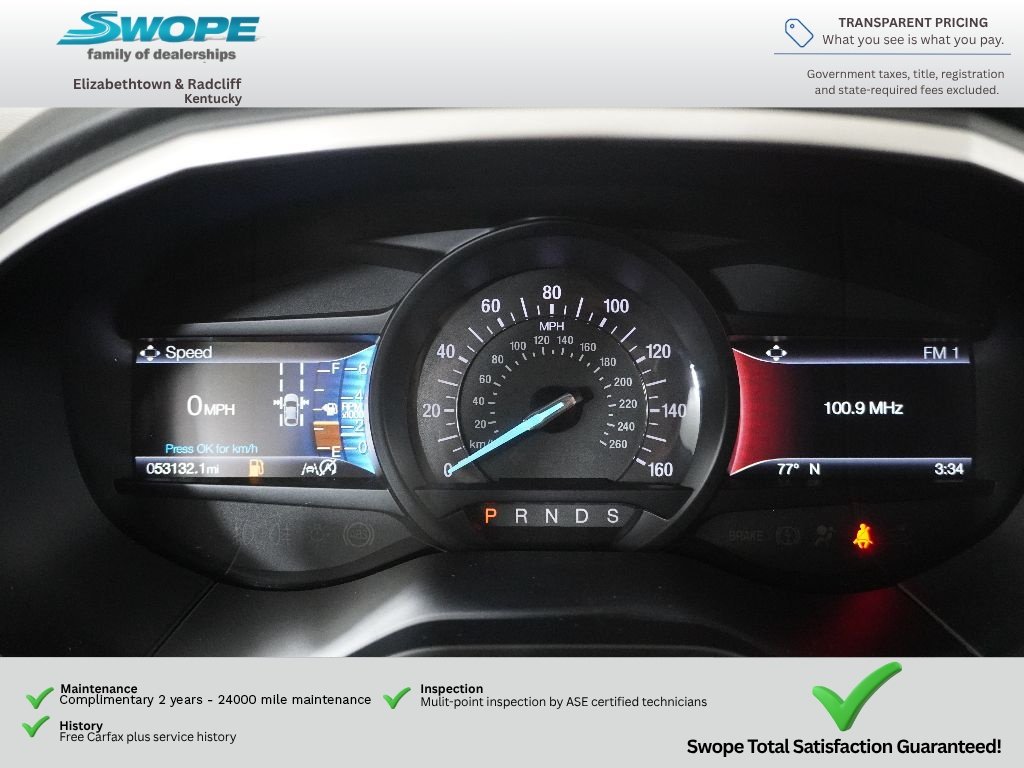 Used 2020 Burgundy Velvet Metallic Tinted Clearcoat Ford SEL image 17