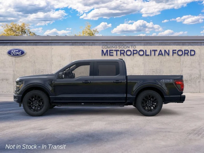 New 2026 Agate Black Metallic Ford XLT image 3