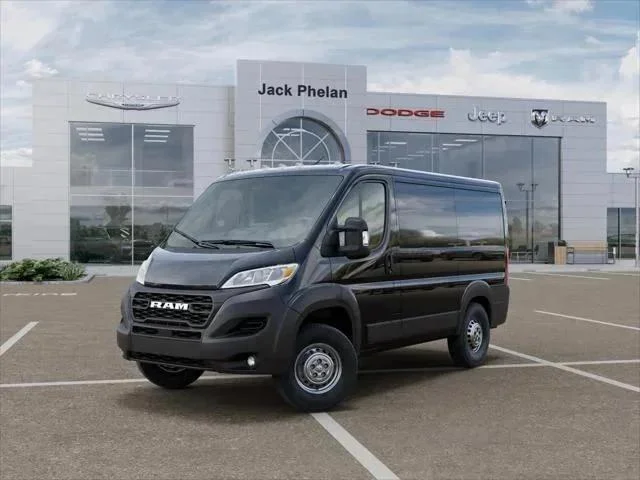 New 2026 Black Clear-Coat Exterior Paint RAM 1500 Low Roof Cargo Van 118 WB image 105