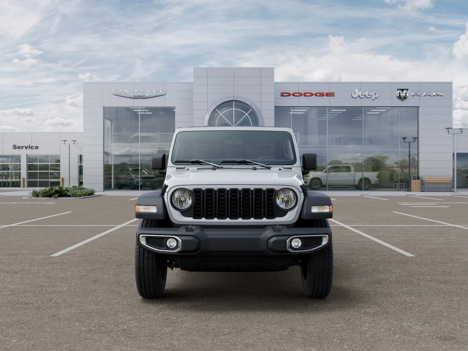 New 2026 Bright White Clearcoat Jeep Sport image 33