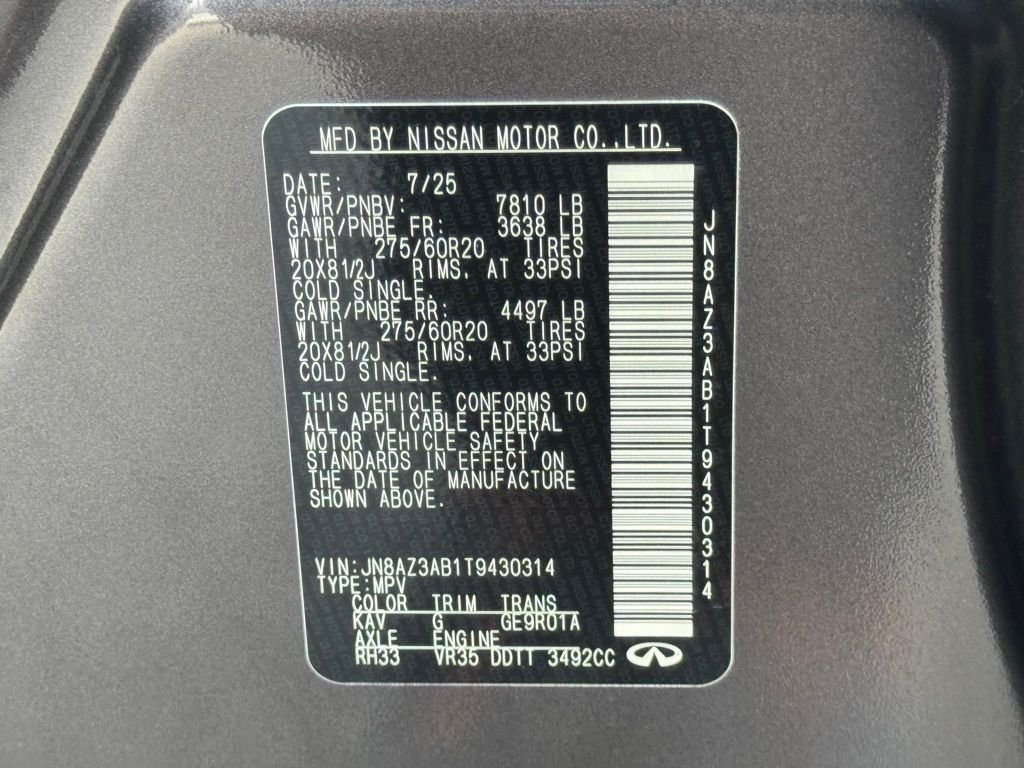 Certified Used 2026 Anthracite Gray INFINITI PURE image 32