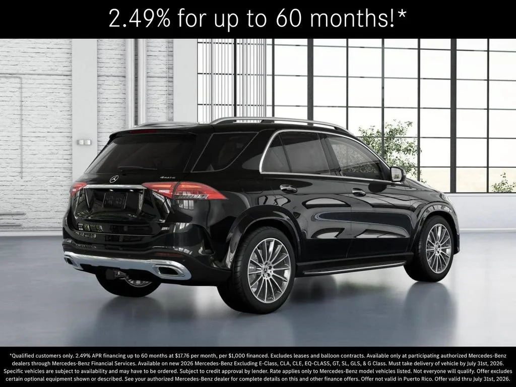 New 2026 Obsidian Black Metallic Mercedes-Benz GLE 450 image 63