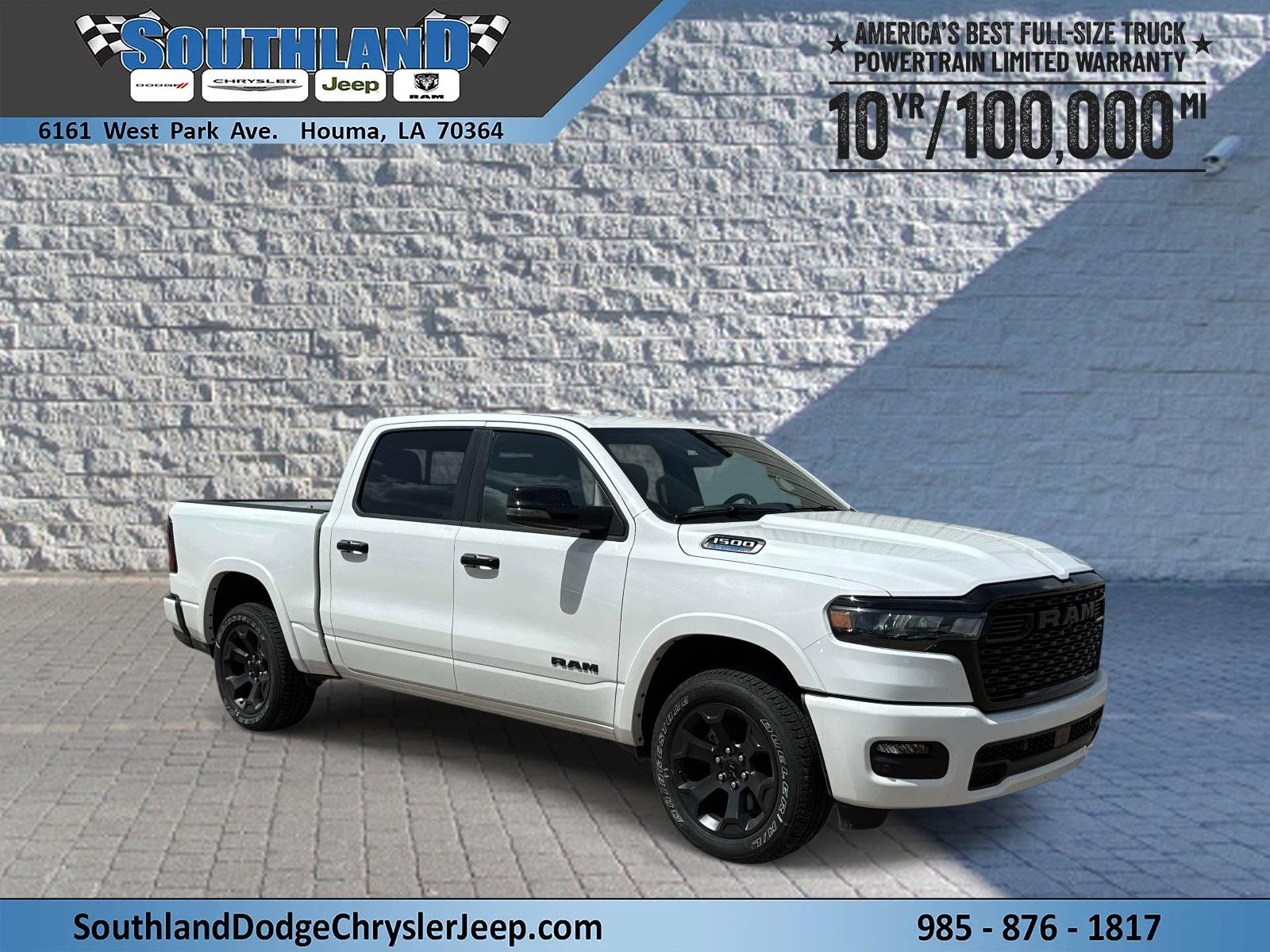 New 2026 Bright White Clearcoat RAM Big Horn image 1