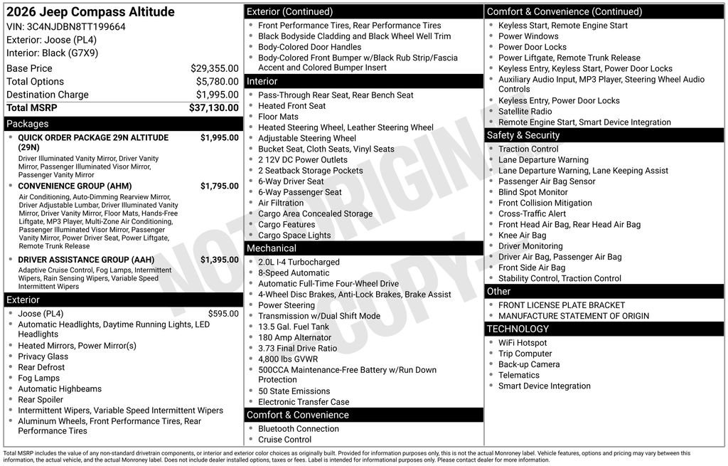 New 2026 Joose (DISC) Jeep Latitude image 4