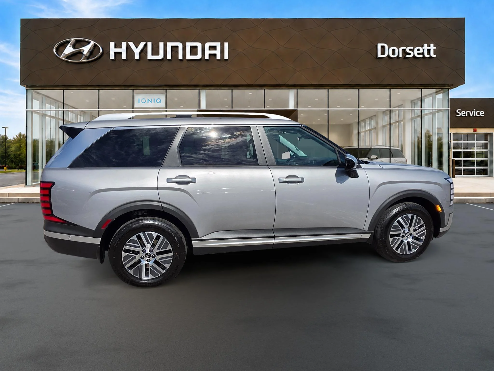 New 2027 Shimmering Silver Hyundai SEL Premium 7P image 7