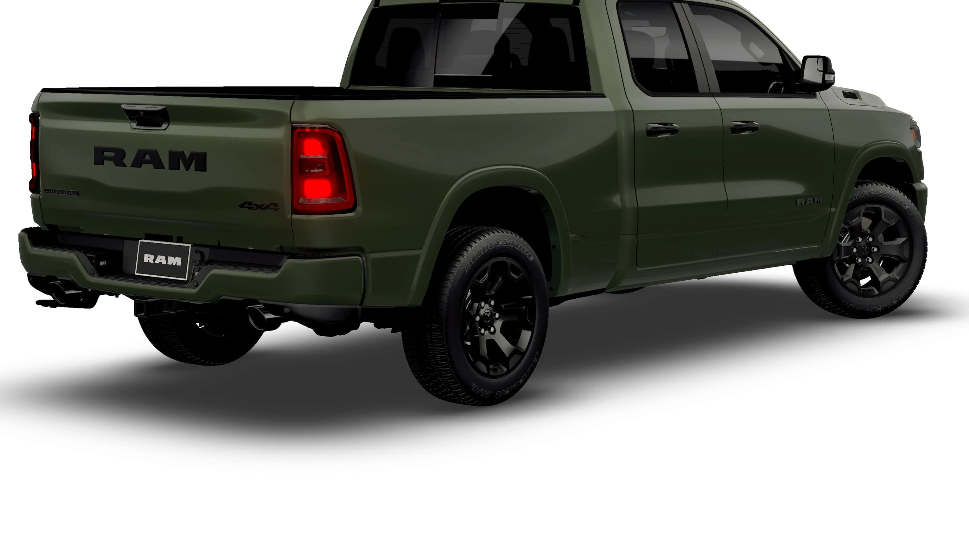 New 2026 Serrano-Green Metallic Exterior Paint RAM BIG HORN image 2