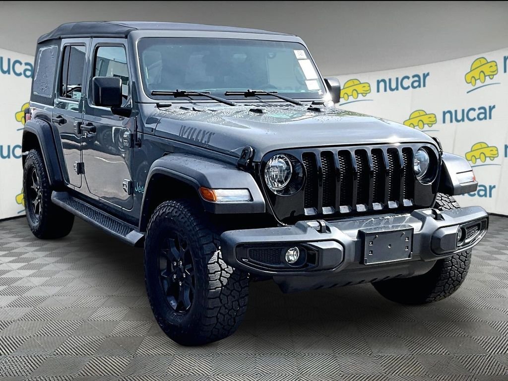 Used 2022 Gray Jeep Unlimited Willys image 1