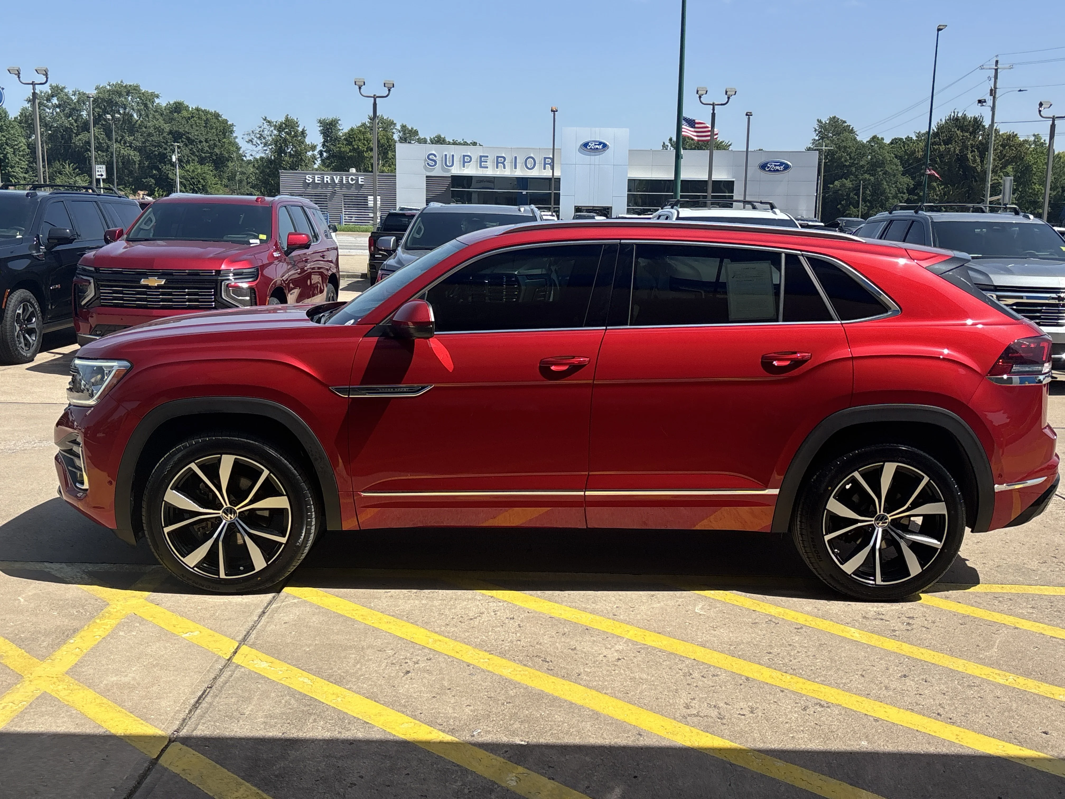 Used 2024 Aurora Red Metallic Volkswagen 2.0T SEL Premium R-Line AWD image 11