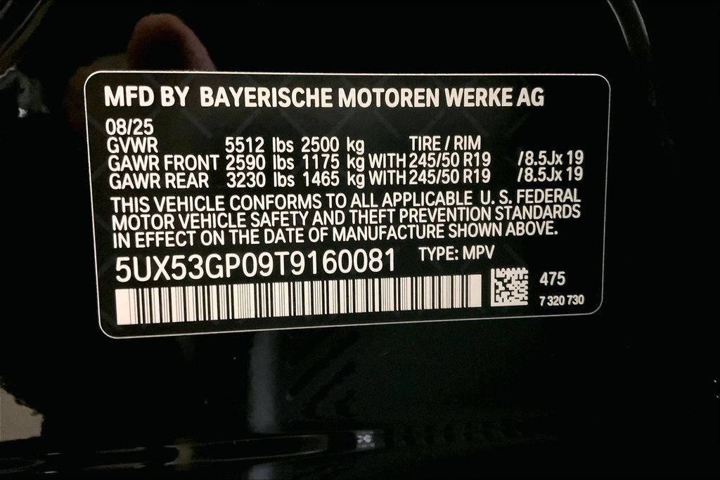 Used 2026 Black Sapphire Metallic BMW  image 10