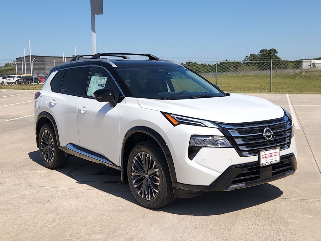 New 2026 Everest White Pearl TriCoat / Super Black Two-tone Nissan Platinum AWD image 3