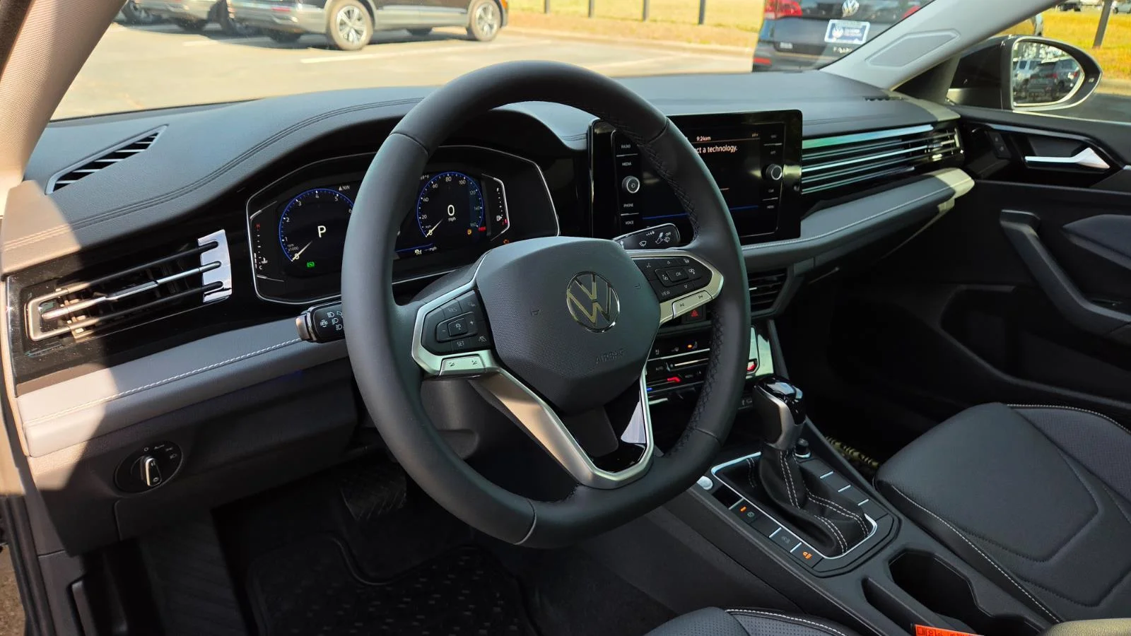 New 2026 Deep Black Pearl Volkswagen SEL image 23