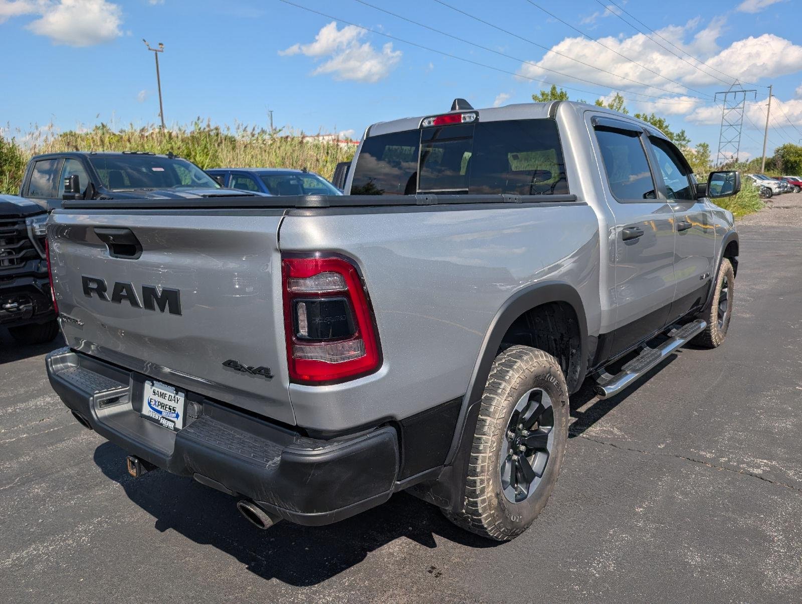Used 2022 Billet Silver Metallic Clearcoat Ram Rebel image 8