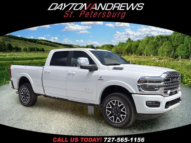 New 2025 Bright White Clearcoat RAM Limited image 1