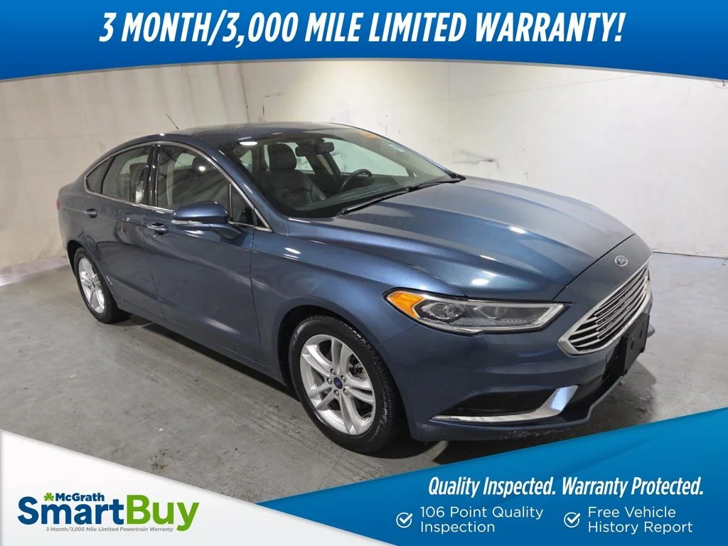 Used 2018 Blue Ford SE image 1