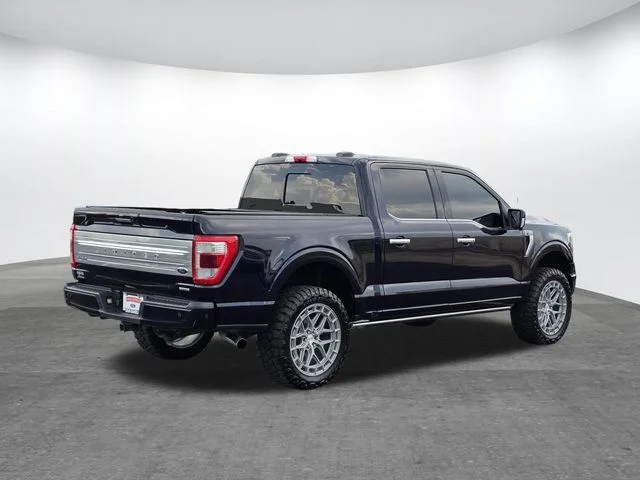 Certified Used 2021 Antimatter Blue Metallic Ford Limited image 4