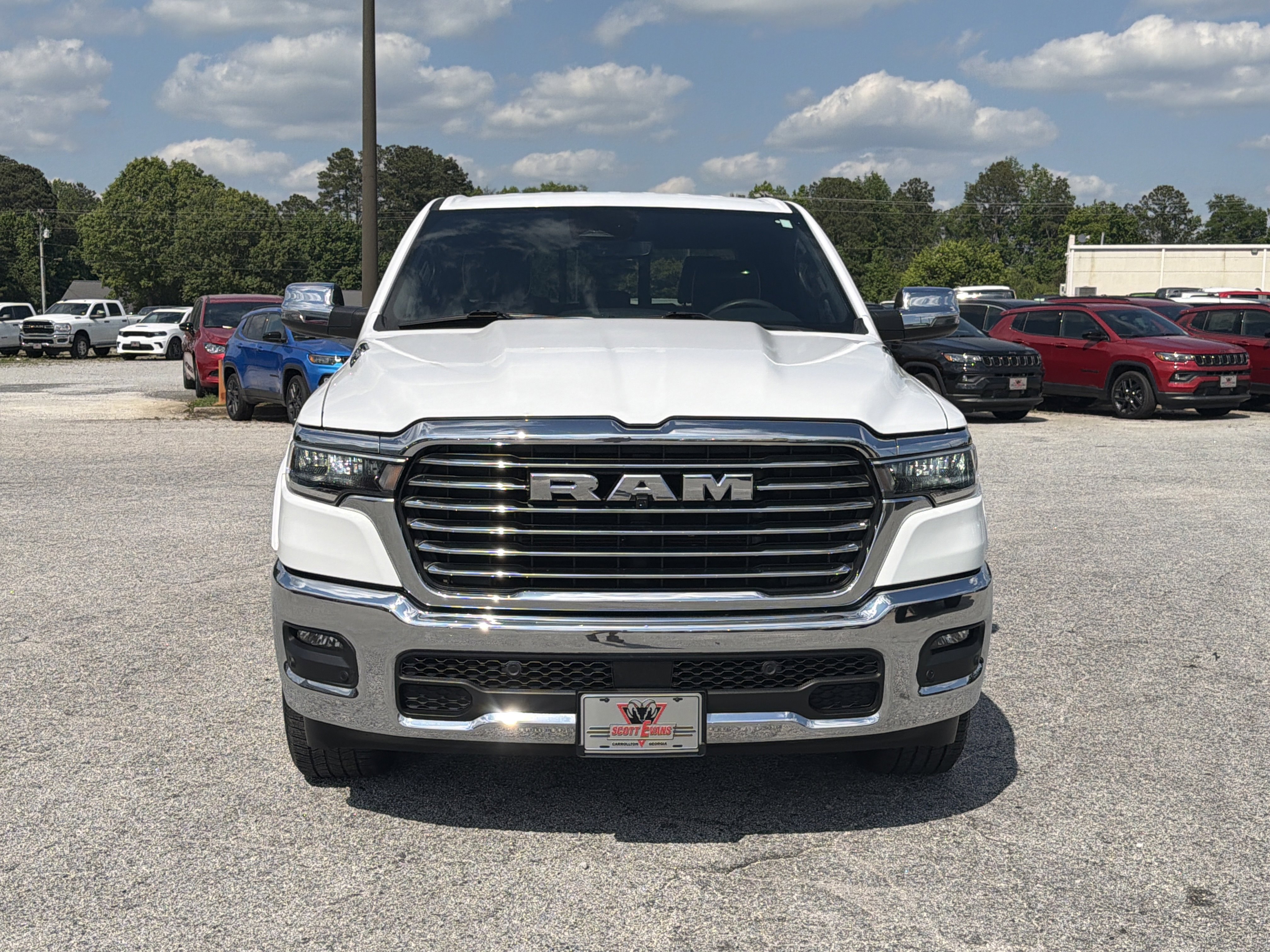 Used 2025 Bright White Clearcoat Ram Laramie image 3