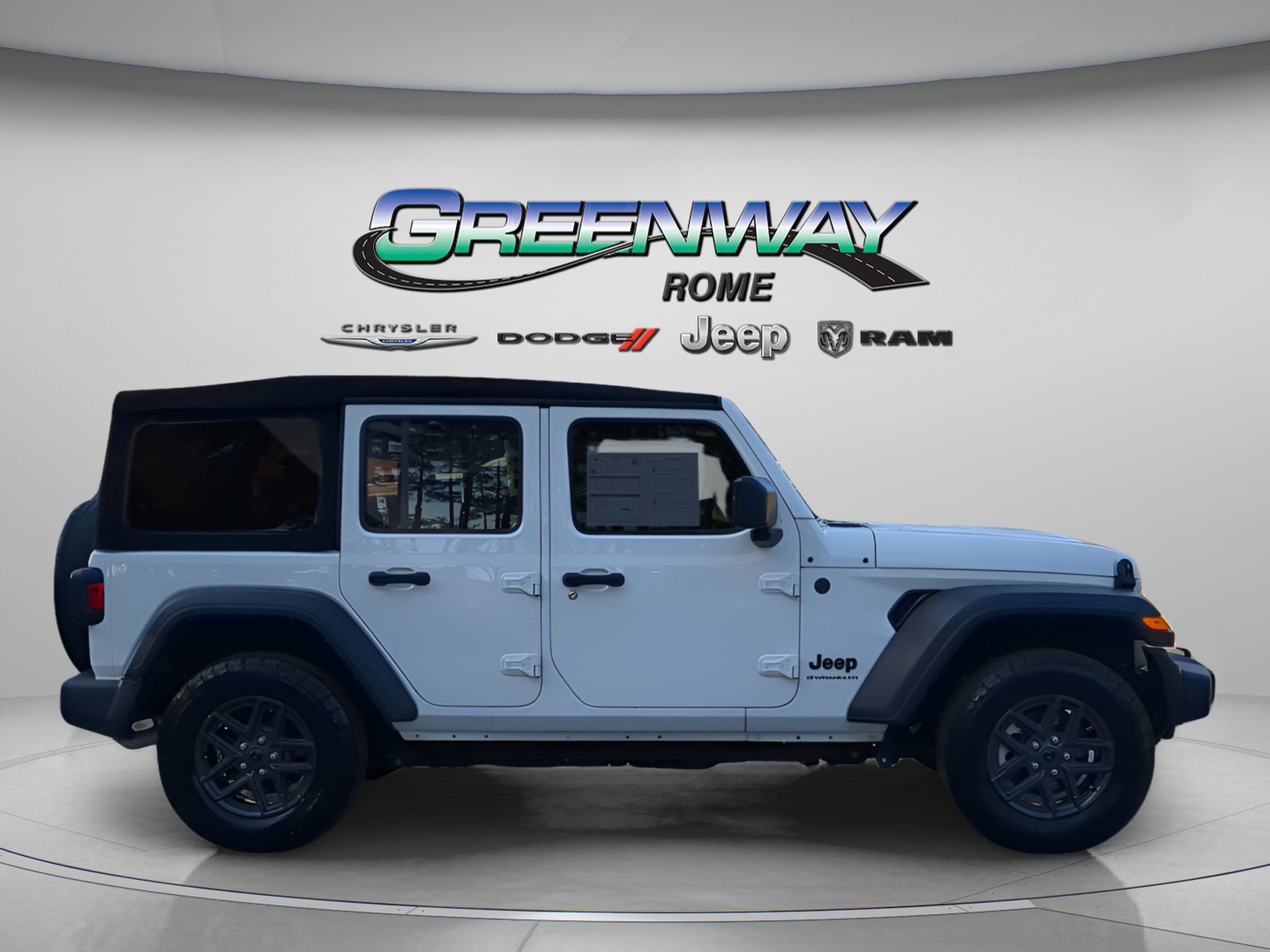 Used 2024 Bright White Clearcoat Jeep Sport S image 38