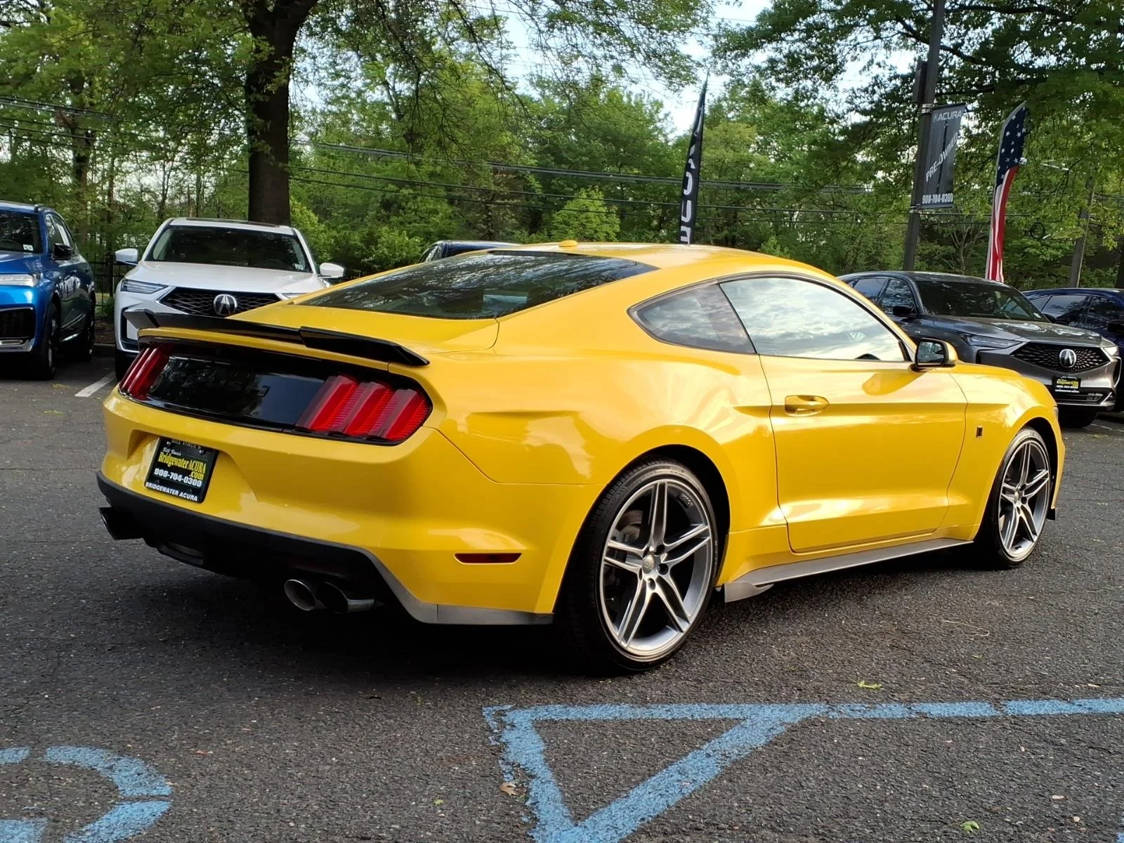Used 2015 Yellow Ford EcoBoost Premium image 4