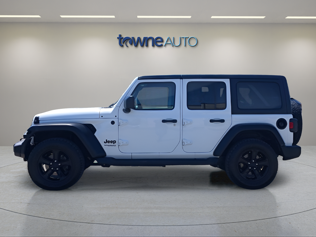 Used 2021 White Jeep Unlimited Sport Altitude image 2