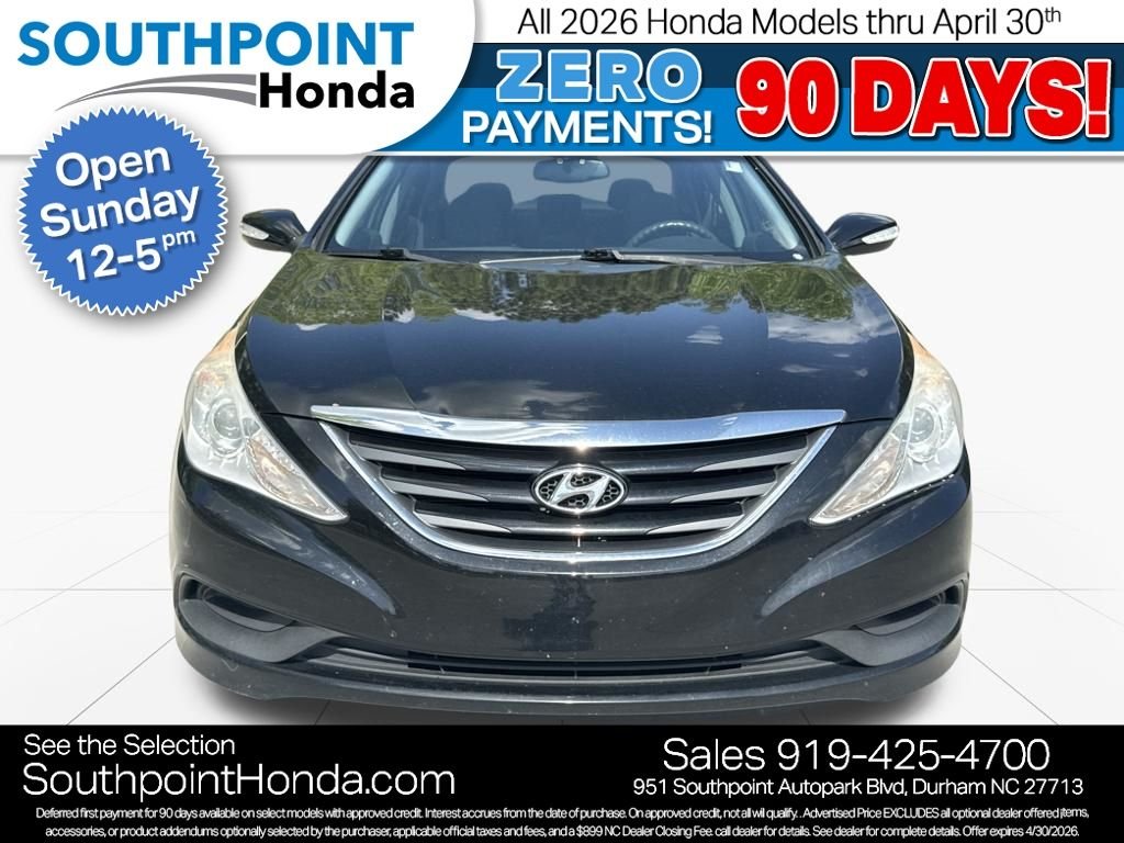 Used 2014 Hyundai Sonata GLS with VIN 5NPEB4AC7EH947739 for sale in Durham, NC