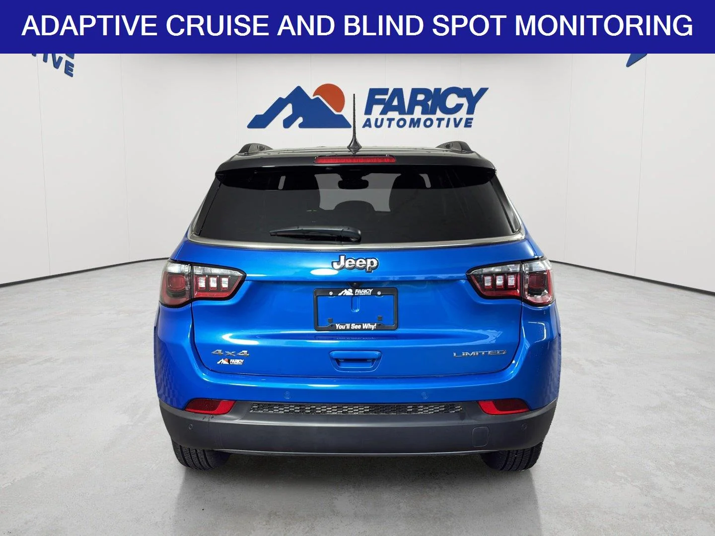 Used 2024 Hydro Blue Pearlcoat Jeep Limited image 6