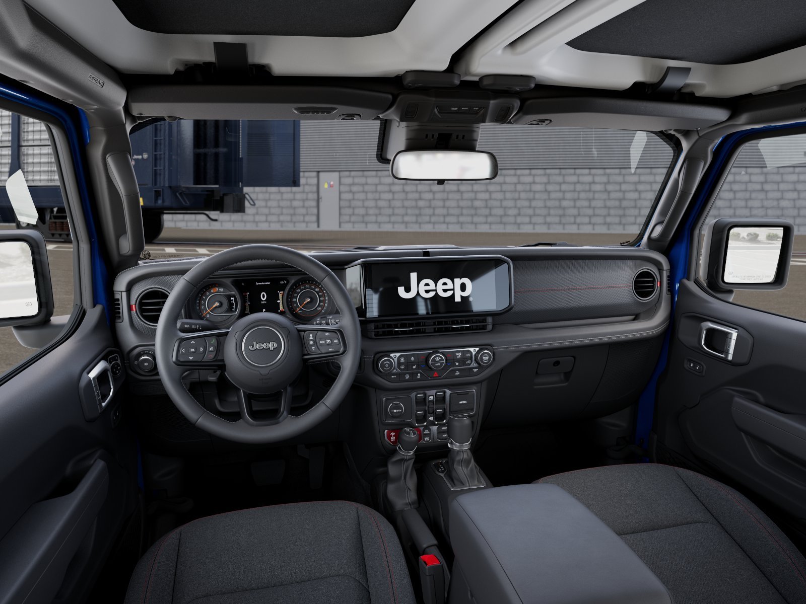 New 2027 Hydro Blue Pearl-Coat Paint Jeep Rubicon image 8