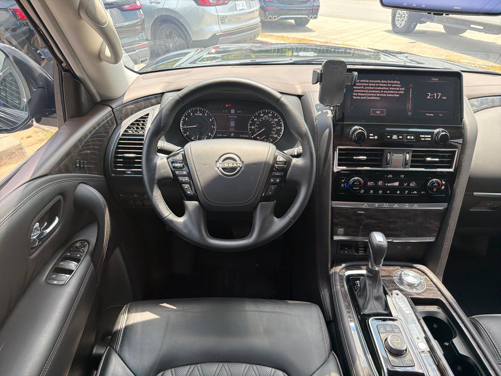 Used 2024 Super Black Nissan Platinum image 23