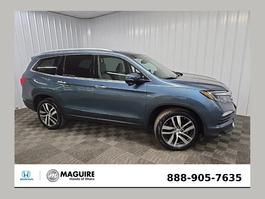 Used 2018 Steel Sapphire Metallic Honda Touring image 1