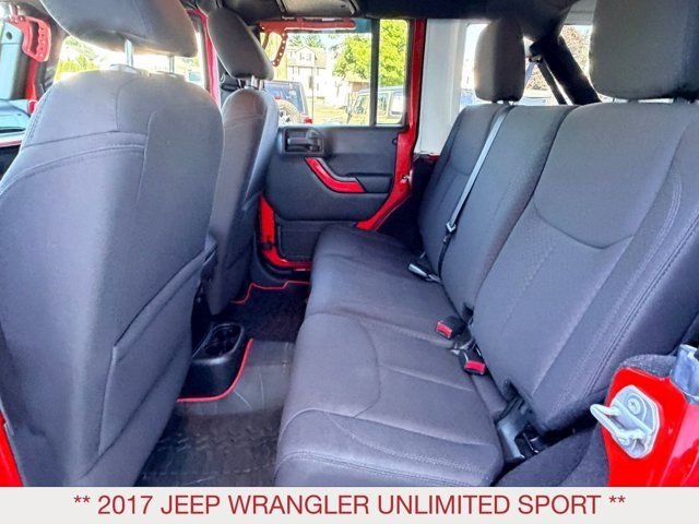 Used 2017 Red Jeep Unlimited Sport image 18