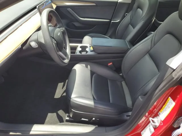 Used 2023 Red Tesla 4DR RWD image 5