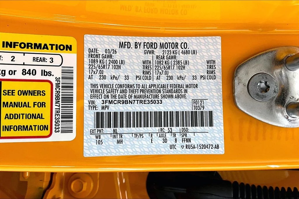 Used 2026 Orange Fury Ford Big Bend image 8